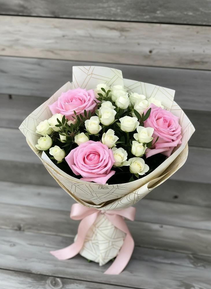 Букет цветов из: Розы в поселок Станции Манихино