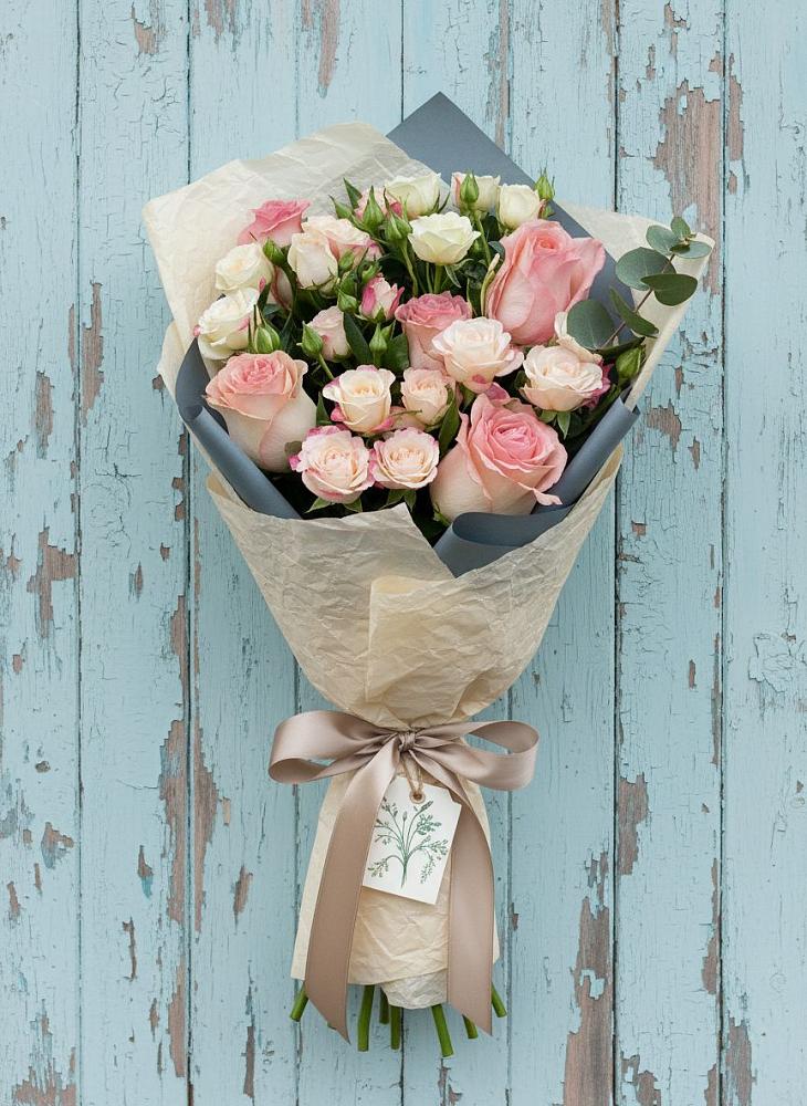 Букет цветов из: Розы в поселок Станции Манихино