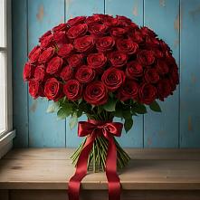 Букет Красные розы Блэк Меджик в поселок Станции Манихино