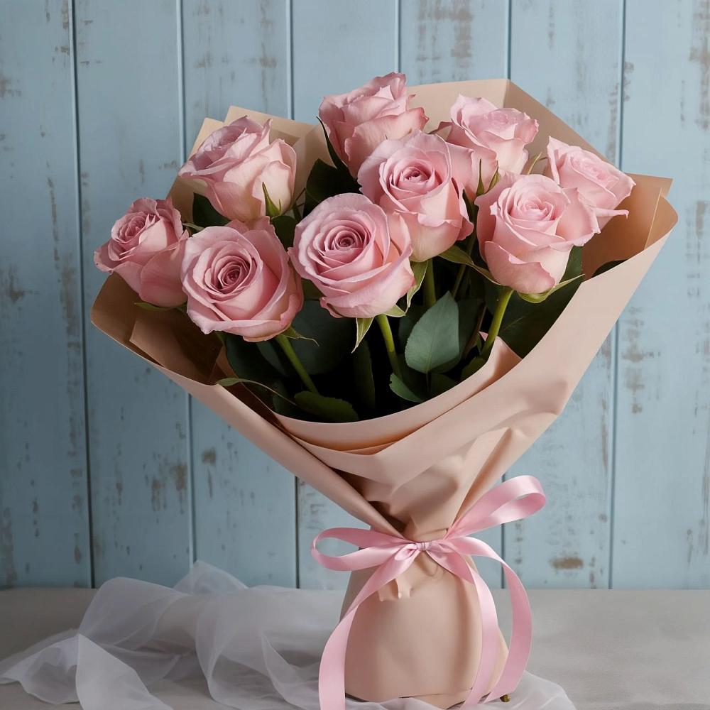 Букет цветов из: Розы в поселок Станции Манихино