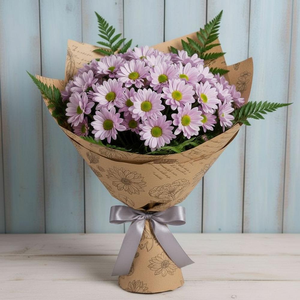 Букет цветов из: Хризантемы в поселок Станции Манихино