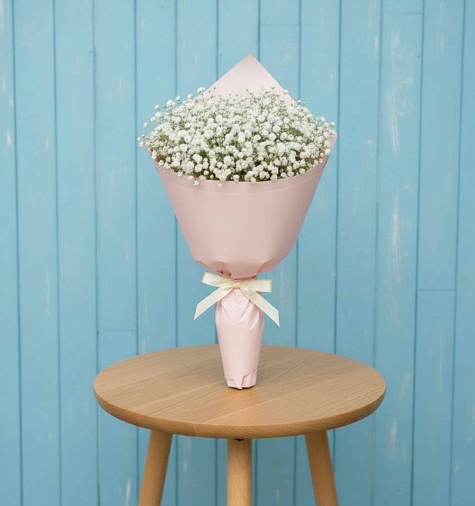 Букет цветов из: Гипсофила в поселок Станции Манихино