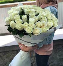 Букет 35 Белых роз #REPLACE_PRED# поселок Станции Манихино