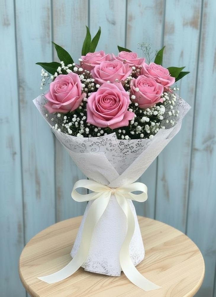 Букет цветов из: Розы в поселок Станции Манихино