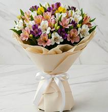 Букет цветов из:  Альстромерии #REPLACE_PRED# поселок Станции Манихино