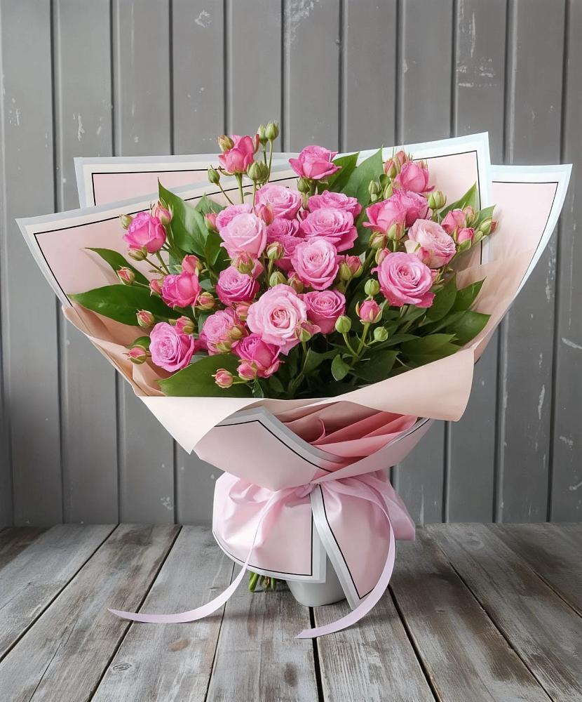 Букет Розовый кустик в поселок Станции Манихино