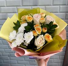 Букет цветов из:  Розы и Хризантемы #REPLACE_PRED# поселок Станции Манихино