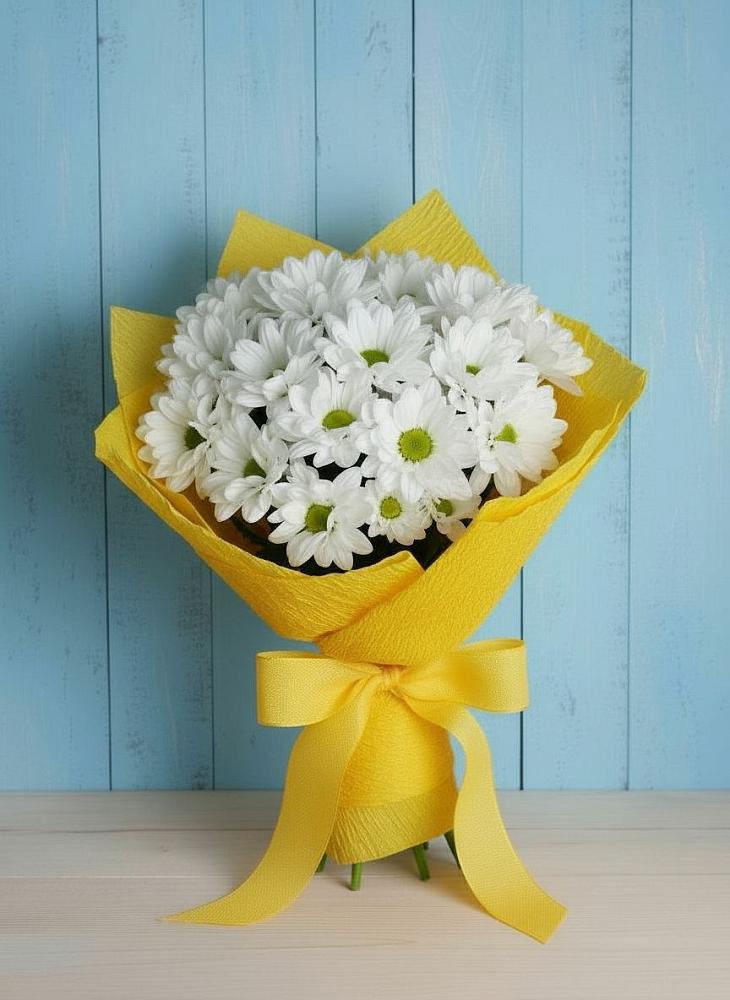 Букет цветов из: Хризантемы в поселок Станции Манихино