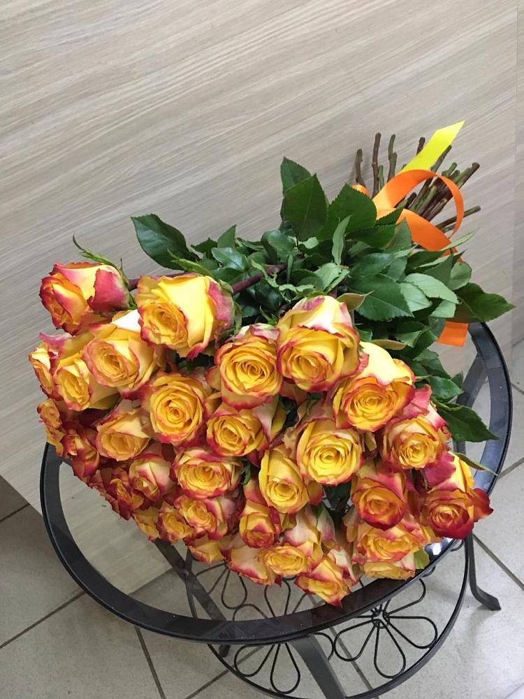 Букет Желтые розы в поселок Станции Манихино