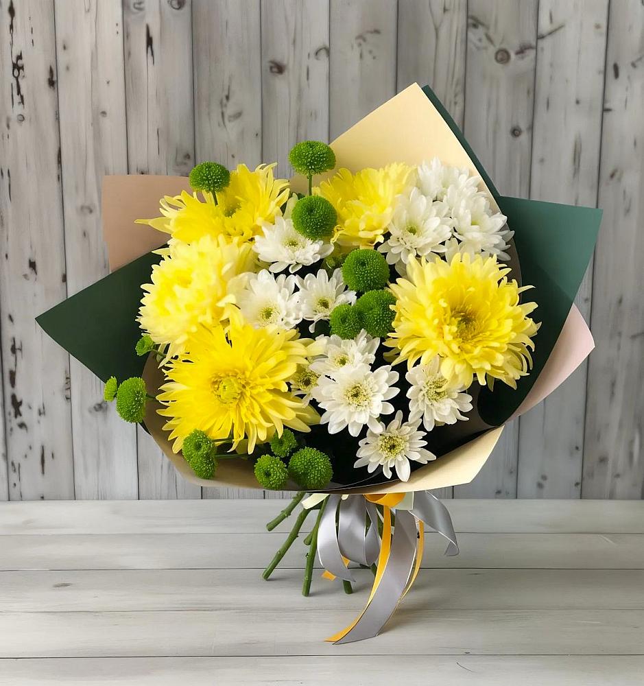 Букет цветов из: Хризантемы в поселок Станции Манихино