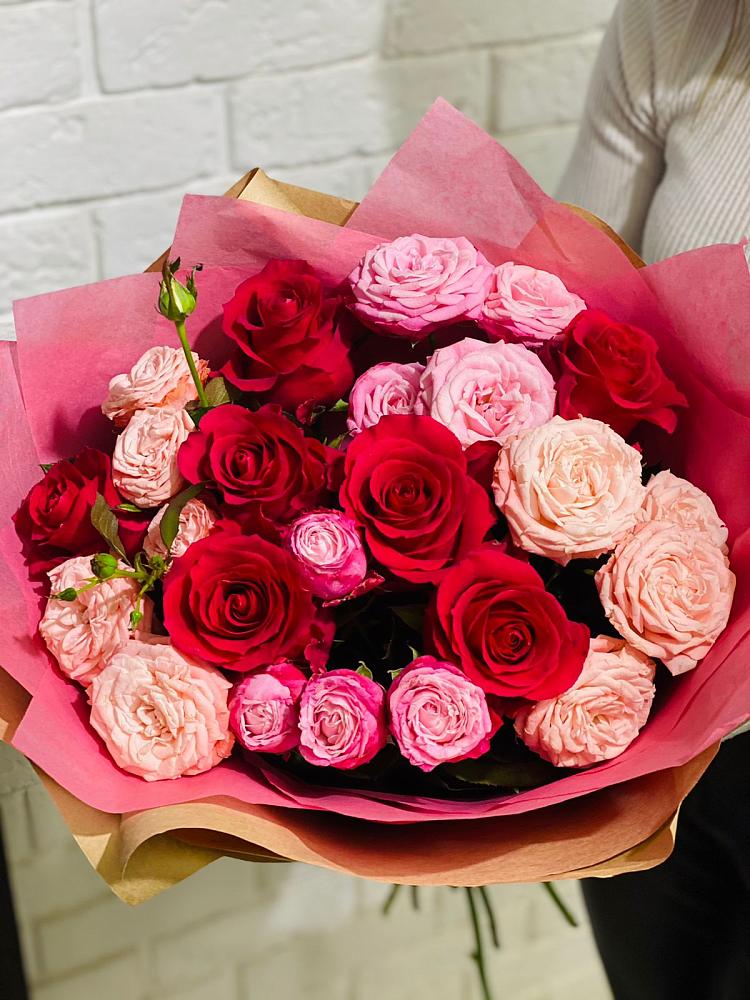 Букет цветов из: Розы в поселок Станции Манихино