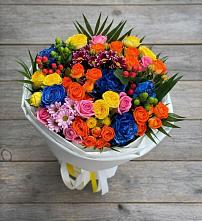 Букет цветов из:  Розы и Хризантемы #REPLACE_PRED# поселок Станции Манихино