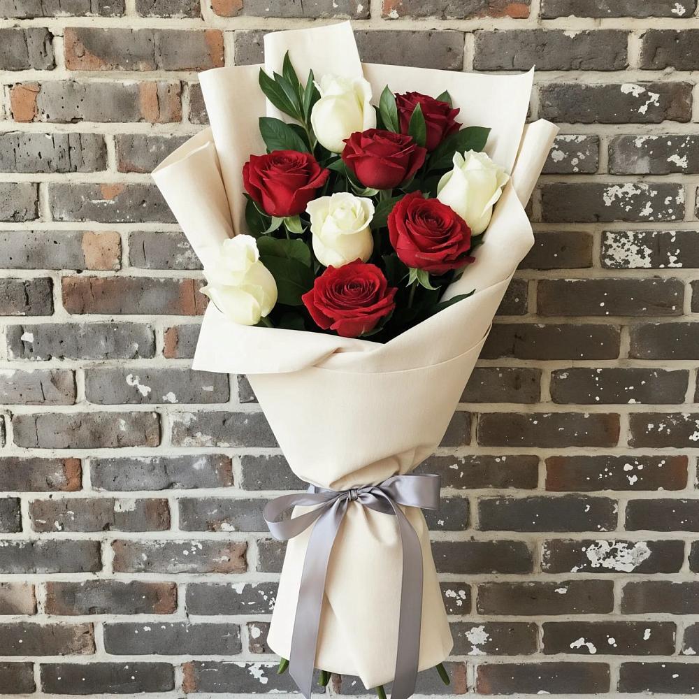 Букет цветов из: Розы в поселок Станции Манихино