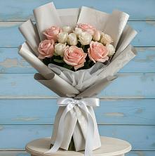 Букет цветов из:  Розы в поселок Станции Манихино