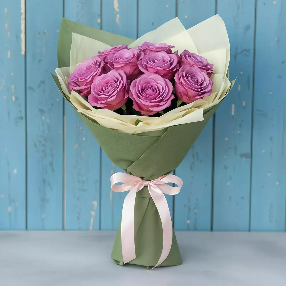 Букет Розы Фёрст Леди в поселок Станции Манихино