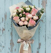 Букет цветов из:  Розы в поселок Станции Манихино