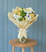 Букет цветов из:  Хризантемы и Розы #REPLACE_PRED# поселок Станции Манихино