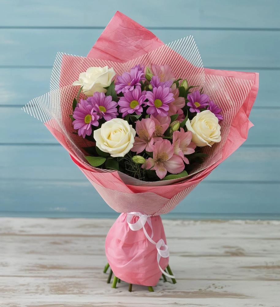 Букет цветов из: Герберы в поселок Станции Манихино