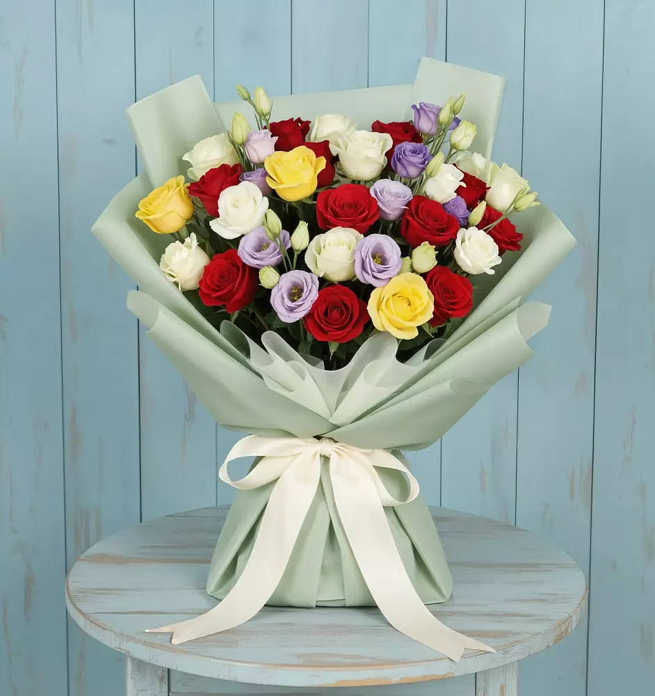 Букет цветов из: Розы в поселок Станции Манихино