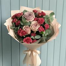 Букет цветов из:  Гвоздики и Розы #REPLACE_PRED# поселок Станции Манихино