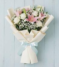 Букет цветов из:  Лилии в поселок Станции Манихино